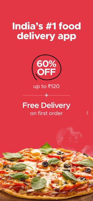 Zomato Offers & Coupon Code New Users on First Today